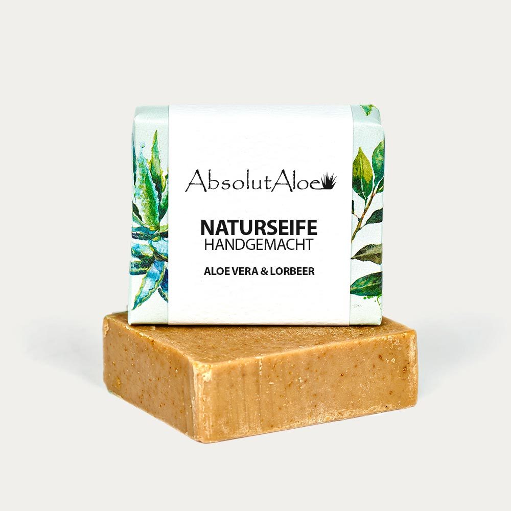 Aloe Vera and Laurel Natural Soap - AbsolutAloe Fuerteventura