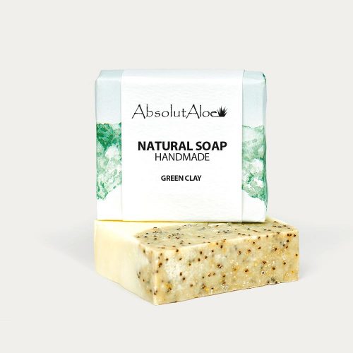 Natural Green Clay Soap - AbsolutAloe
